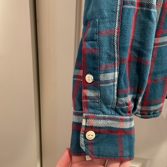 Levi’s Blue & Red Plaid Button Down - Picture 4 of 6